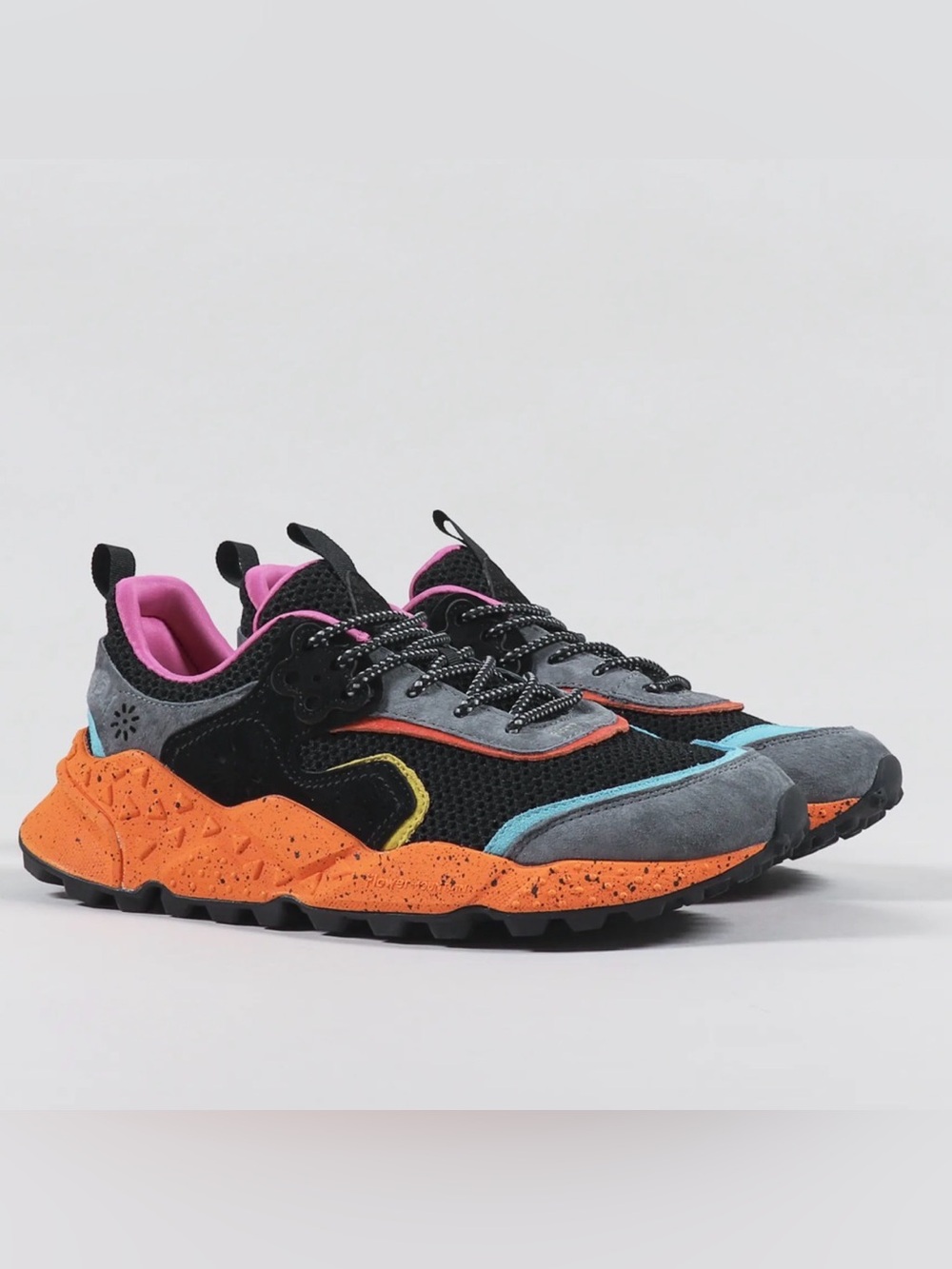 Flower Mountain Kotetsu Shoes Black Multi